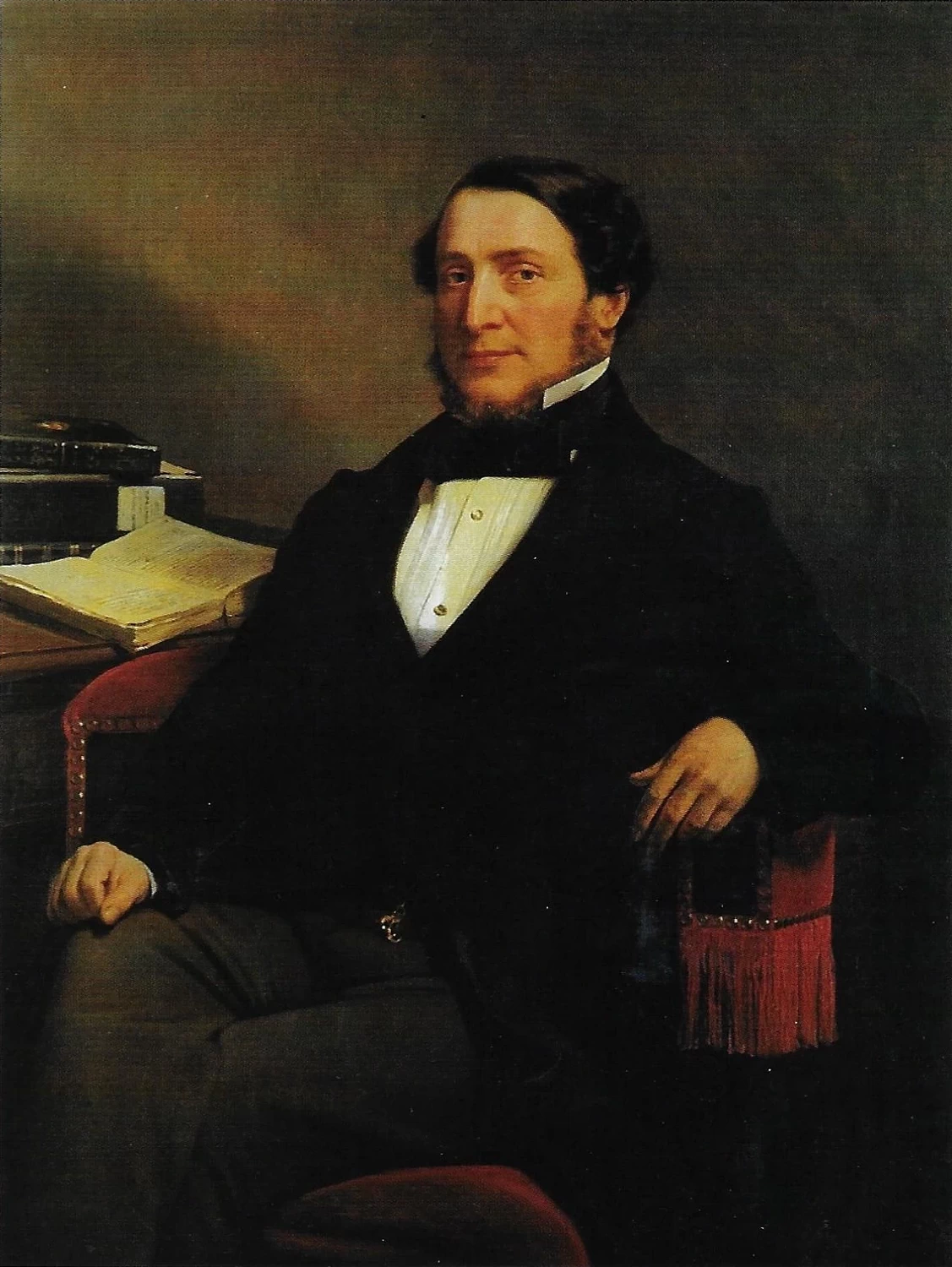 Ritratto di Carlo Bass, 1857